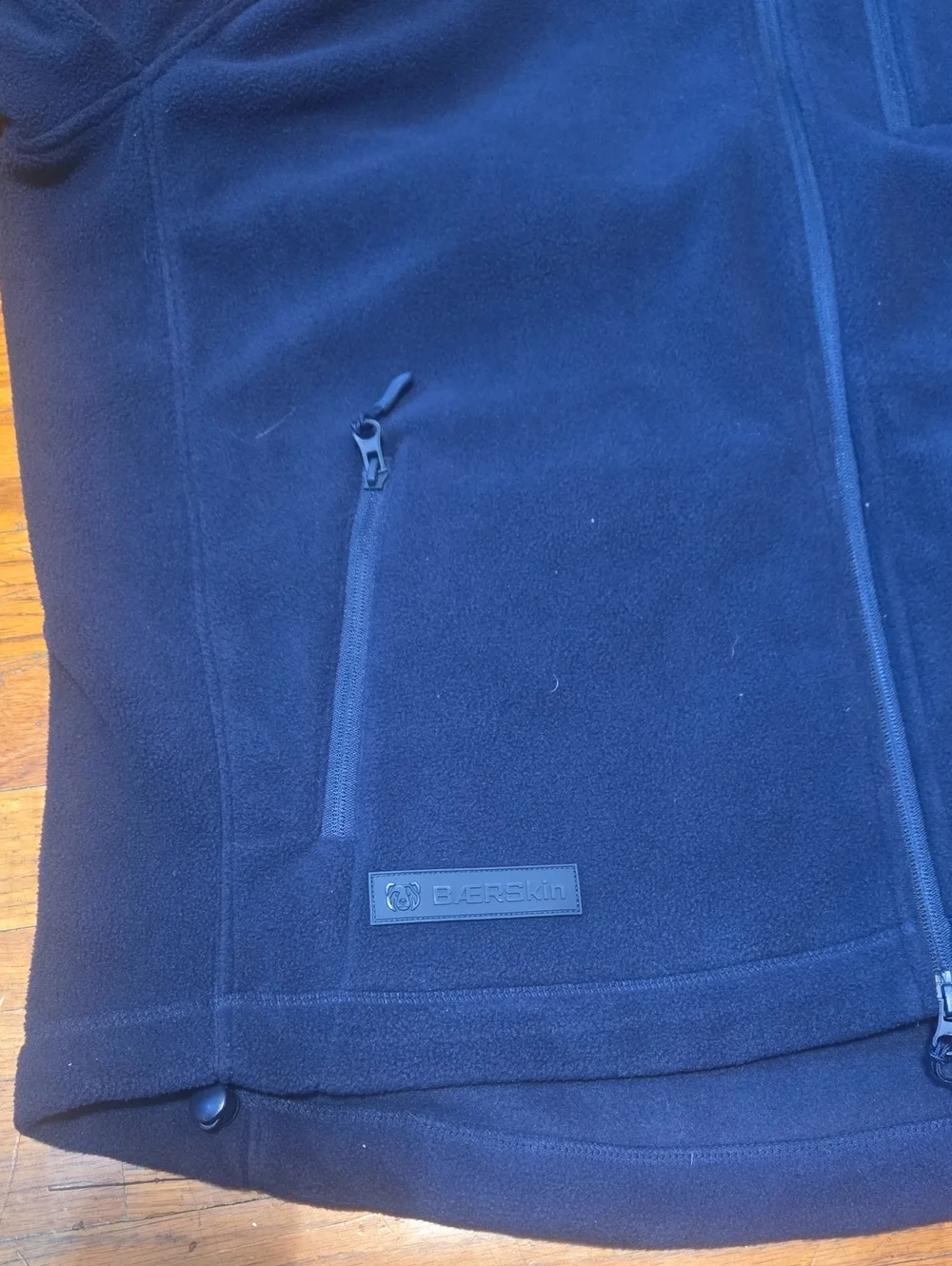 Bearskin Tactical Hoodie 4.0 Mens Blue Full Zip Fleece Sweatshirt Jacket- XL